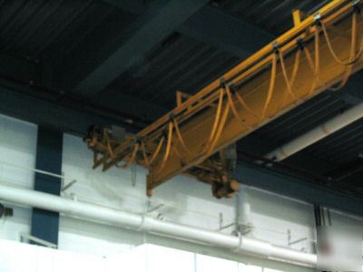 Robbins & myers monorail 5 ton trolley hoist complete