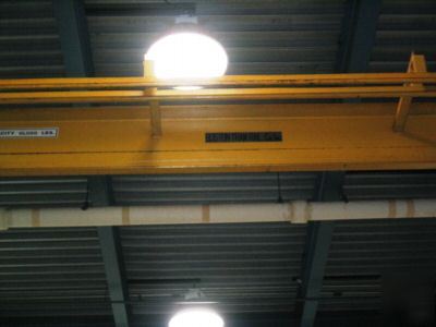 Robbins & myers monorail 5 ton trolley hoist complete