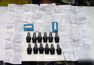 23 pcs high speed cat 40 ER16 x 4