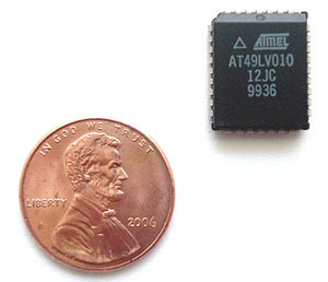 Atmel AT49LV010-12JC ~ 1 megabit uniform sector ic (4)