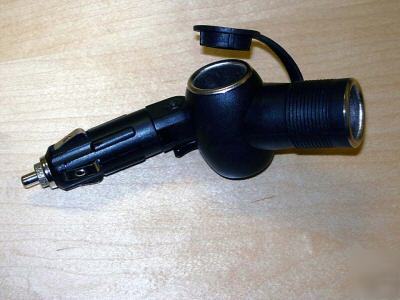 Car cigarette lighter extender dual splitter adapter 