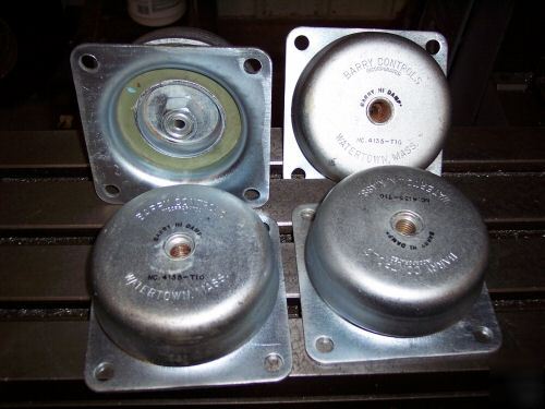 New 4 barry controls machine mounts for bridgeport mill