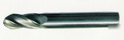 New - usa solid carbide ball end mill 4FL 3/16