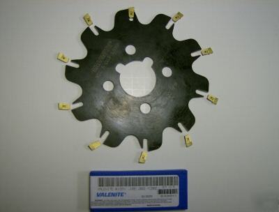New valenite v-cut plus vsc slotting cutter w/ inserts