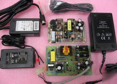 Power supply, 5 vdc, 12 vdc, hobby assortment, 5 each