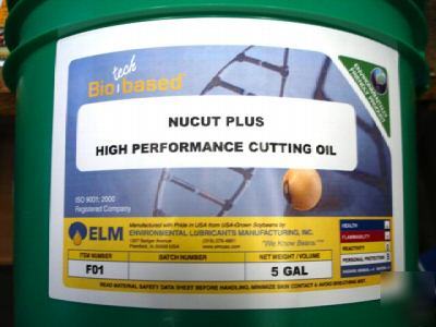 Soyeasy nucut plus, biodegradable soy based cutting oil