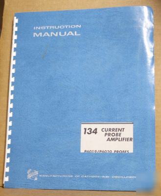 Tek tektronix 134 P6019 P6020 service/operating manual