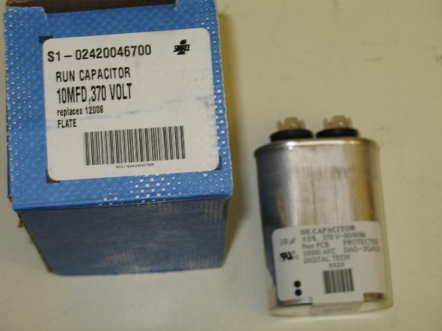 New hvac air conditioner 10 mfd run capacitor 370V