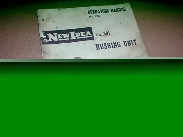 New idea 301 husking unit operator manual