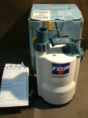 Nib pedrollo TOP2 manual submersible pump b 