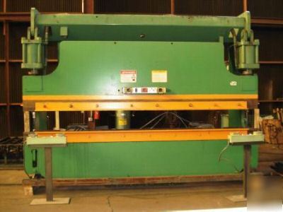 175 ton cincinnati #175CB-10 hyd. press brake, 1990