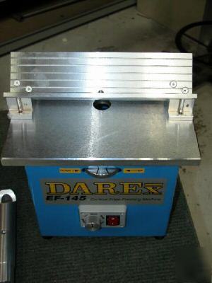 Darex EF145 contour edge finishing machine