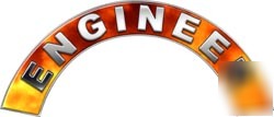 Fire helmet arcs rockers FF50 reflective engineer fire