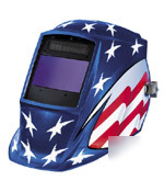 Miller elite auto-darkening helmet - stars & stripes