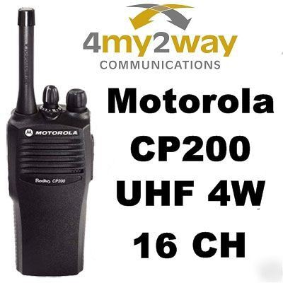 Motorola CP200 portable uhf 4W 16CH 403-440 mhz