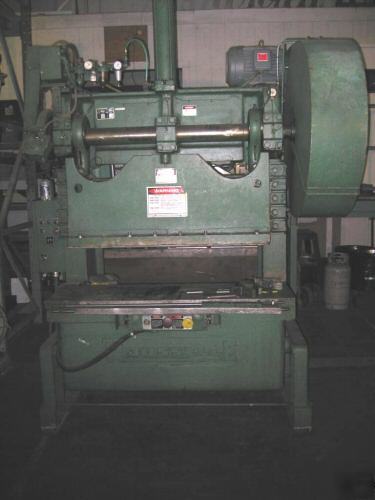Rousselle 6B 60 ton obi punch press, air clutch & brake
