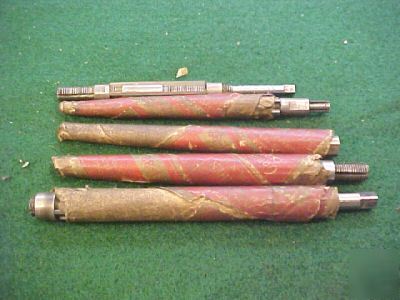 Set of 5 chadwich & trefethen extension reamers 