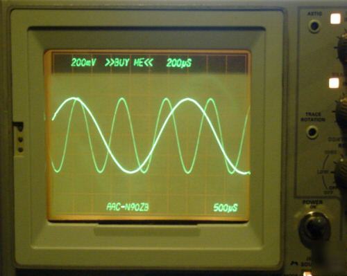 Tektronix 7904 scope 500 mhz oscilloscope w/ c-9 camera