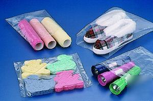 1000 - 6X10 2 mil clear plastic poly bags