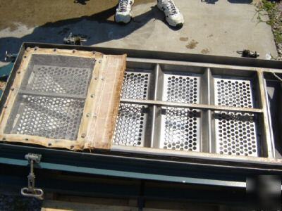 20â€ x 48â€ singe deck rotex 11PS -ss/ss screener (3630)