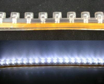 3,white 24CM racing car light strip 12V waterproof led 