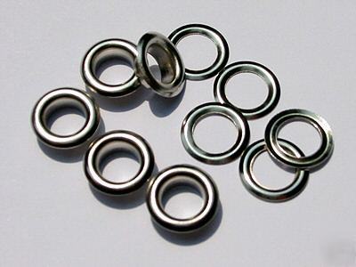 8.5MM metal handbag bag grommets nickel 50SET JE22N-nl