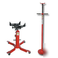 1,000 lb. high lift transmission jack with free 3/4 ton