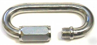 10 zinc plated quick links, 5/16