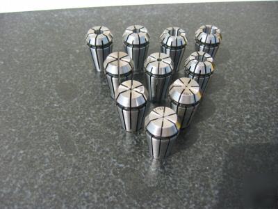 Er 16 collet set , 10 pcs ER16 collets full set