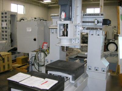 Milltronics twin table bridge mill machining center