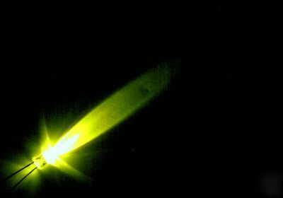 New : 10 x green 5MM led's 900MCD water clear lense