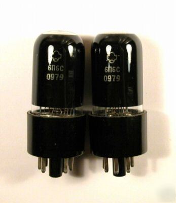 New 6P6S / 6V6 / 6AY5 tube. lot of 6 tubes