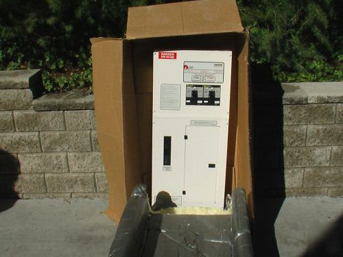 Transtector transfer switch panel 200 amp, 3 phase