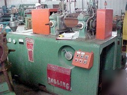 Used: bolling 2 roll mill having (2) 13