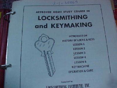  locksmith 32 lesson course book manual auto key codes