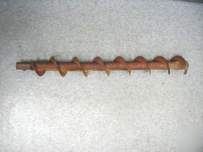 Ground auger post hole digger earth blade drill 36
