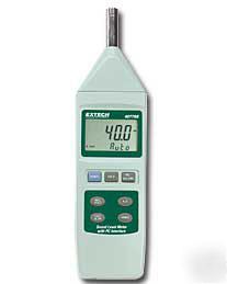 Extech 407768 sound level meter with pc interface