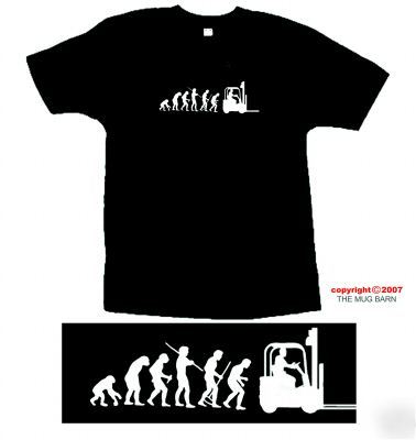 Forklift truck driver mens t-shirt size x-large ace 