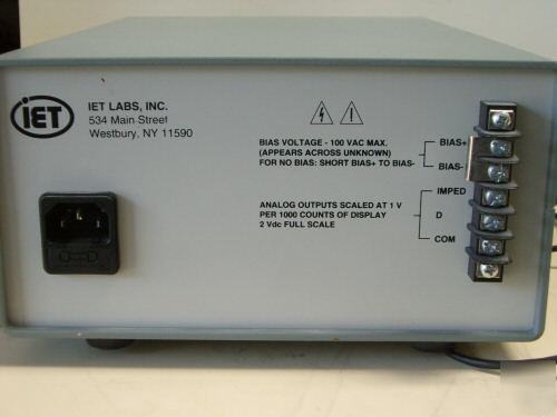 Iet imf-600A impedance meter