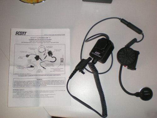 New scott scba e-z radiocom ii communication system