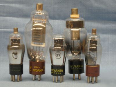 Sylvania tubes 3B28 812AW 37 89Y 75