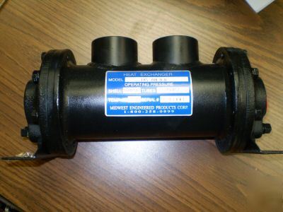 Thermal transfer shell and tube heat exchanger for oil