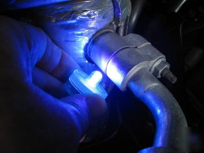 Hvac black light leak detector uv led handheld wireless