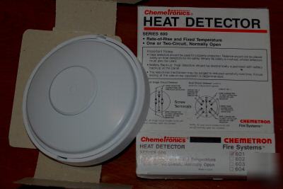 New 6 chemetron heat detectors series 600 fire systems