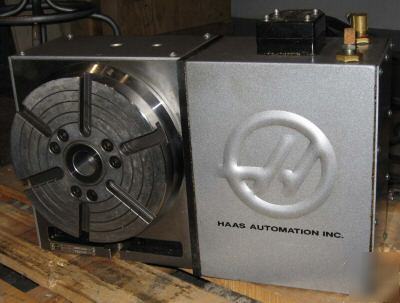 2006 haas hrt-210 rotary table w/ servo control box vmc