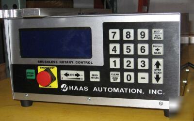 2006 haas hrt-210 rotary table w/ servo control box vmc