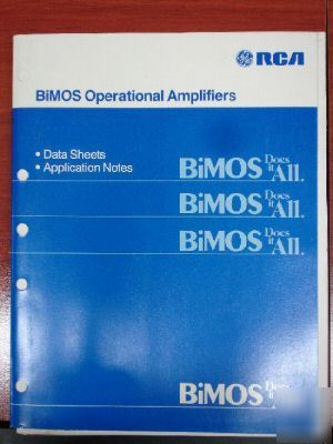 Bimos operational amplifiers data sheets application