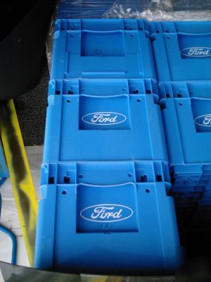Blue ford printed storage boxes - 300MMX200MMX280MM