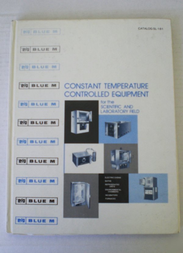 Blue m constant temperature controlled equipment 1981