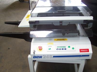 Dek 248 screen printer pc board